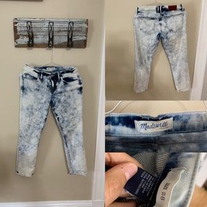 MADEWELL  stonewashed jeans